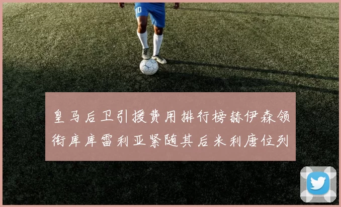 皇马后卫引援费用排行榜赫伊森领衔库库雷利亚紧随其后米利唐位列第三